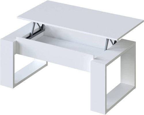 Mesa centro elevable ATTUALE en color blanco Artik 001643A