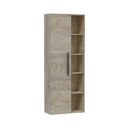 Columna de Baño ATENEA en Acabado Roble Alaska con Estantes 305471C