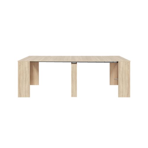 Mesa Extensible Multifuncional de Melamina Acabado Roble Canadian 004580F