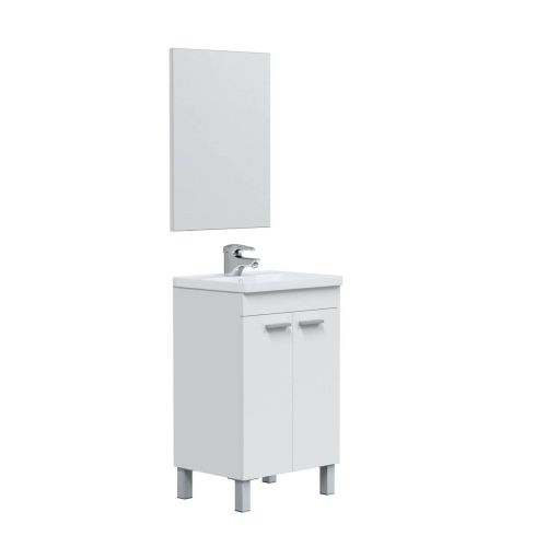 Conjunto de Baño KONCEPT de 50 cm con 2 Puertas Blanco Brillo 305210BO