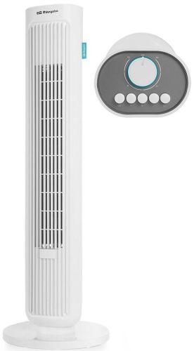 Ventilador de Columna ORBEGOZO 45W 3 Velocidades con Mando TW0755