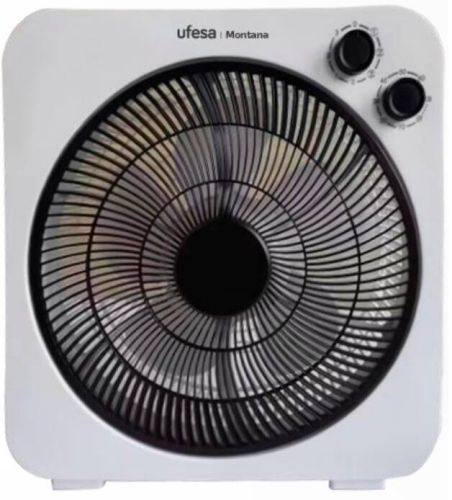 Ventilador UFESA Box Fan 30 cm 45W 3 Velocidades con Temporizador