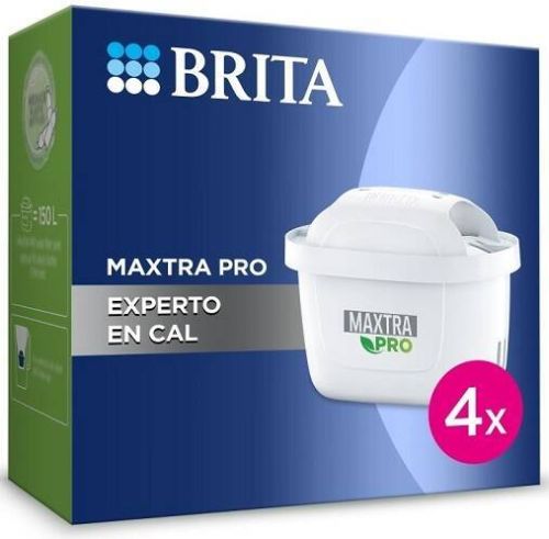Recambio Filtro de Agua BRITA MAXTRA PRO Experto en Cal Pack 4