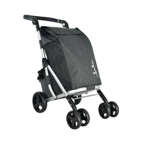 Carro de Compra JATA Plegable con Bolsa de Poliéster Térmica HCAR2502