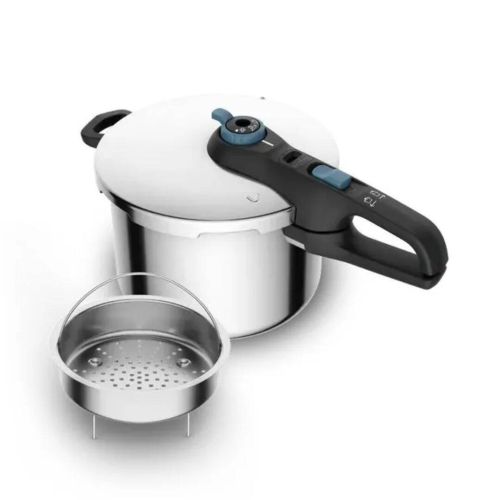 Olla a Presión Secure Trendy Tefal 8 Litros Color Azul P2584401