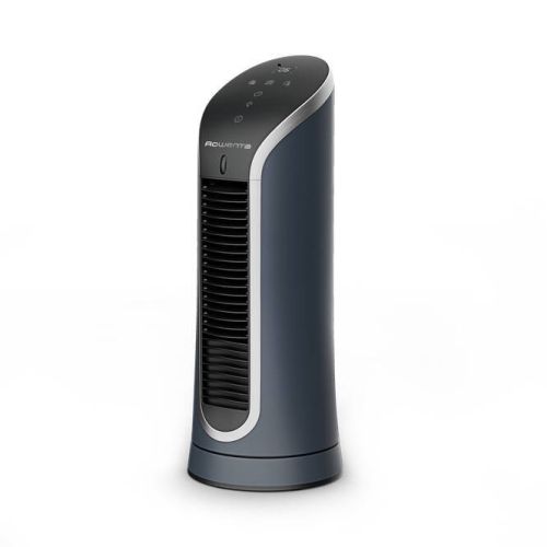 Ventilador de Torre EOLE COMPACT ROWENTA Negro Silencioso LED VU6220F0
