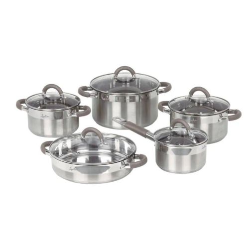 Batería de Cocina JATA-H Acero Inox 5 Piezas BC10