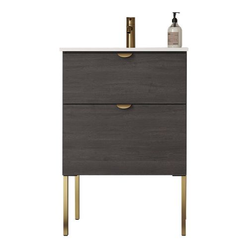 Mueble de Baño con Lavabo SMUG 60 cm 2 Cajones