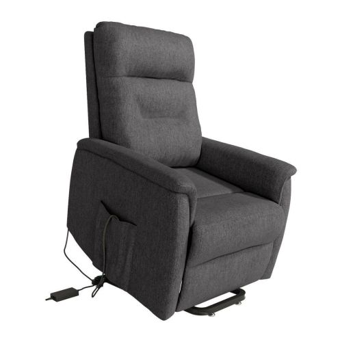 Sillón Power Lift DIANA Tapizado en Poliéster color Pizarra