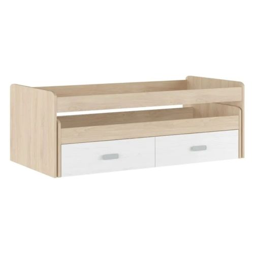 Cama Compacta CHAMPION con 2 cajones color Cambrian-Blanco