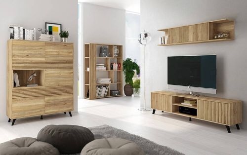 Conjunto de Salón SOLANA en Melamina Mauvel-Rayas WEB SOLANA01