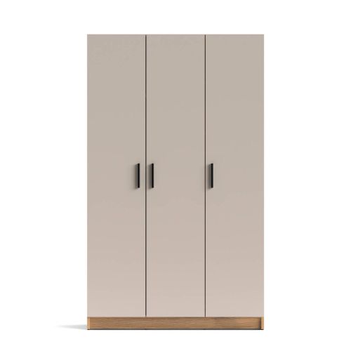 Mueble Multiusos ELBA 3 Puertas en Melamina Mauvella-Beig A031EL01MVG