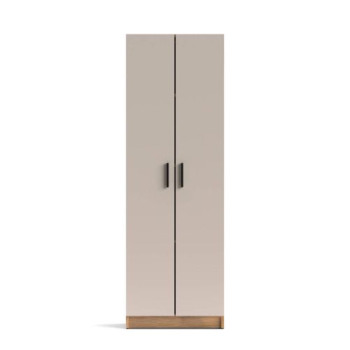 Mueble Multiusos ELBA 2 Puertas en Melamina Mauvella-Beig A031EL02MVG