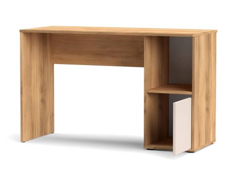 Mesa de Estudio ELBA con Puerta y Estante Mauvella-Beig A031EL08