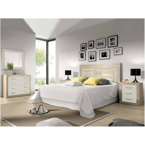 Dormitorio de Matrimonio LARA 01 con Cómoda y Espejo