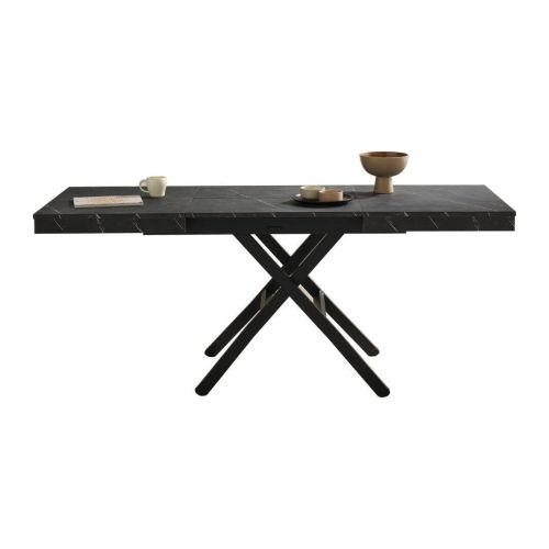 Mesa de Comedor Extensible Y Elevable de Melamina NOVELTY