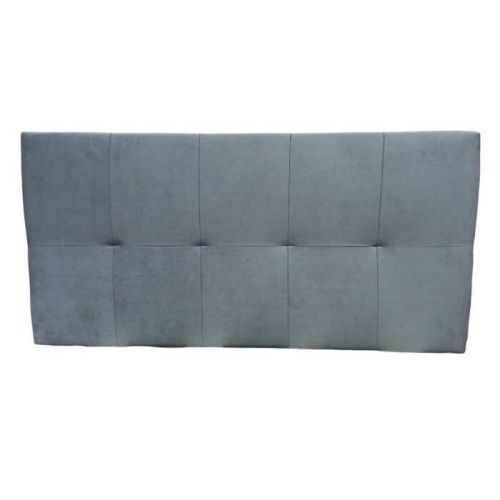 Cabecero de 150 cm JENSEN II Tapizado Gris con Acolchado MBLCAB0000020