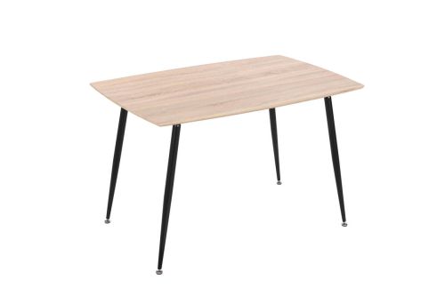 Mesa de Comedor SWEDEN de Superficie de Madera Roble y Patas de Metal MBLMFJ0000001