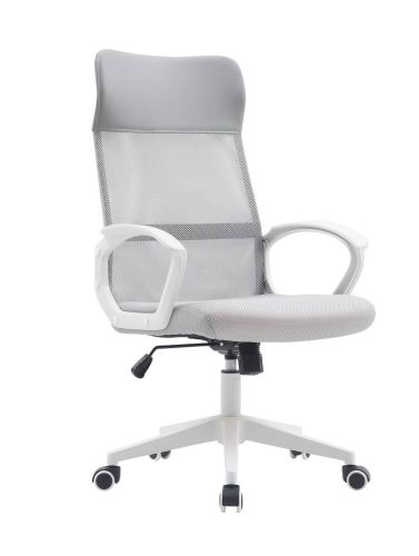 Silla de Oficina DORA con Ruedas Color Gris-Blanco OFIOFS0000017