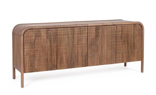 Aparador 4 Puertas SANAT con Taracea en Madera de Mango 0747339