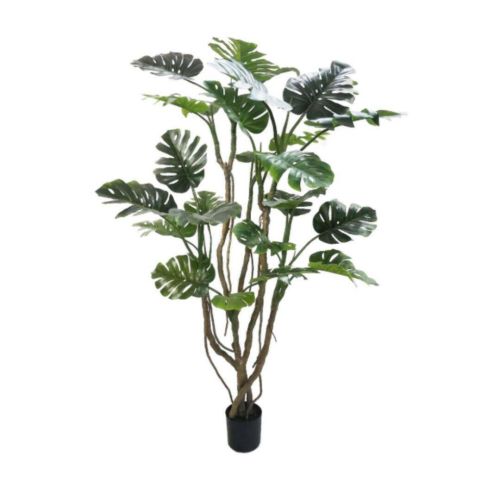 Planta Artificial Monstera con Macetero H210 0173039