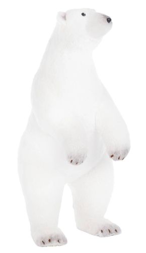 Figura Decorativa Navideña 0936111 Oso Blanco 79,5 cm