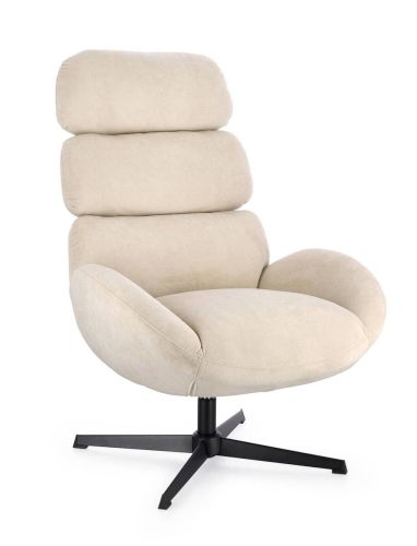Sillón Giratorio VIOLANTE Tapizado en Tejido Perla 0733506
