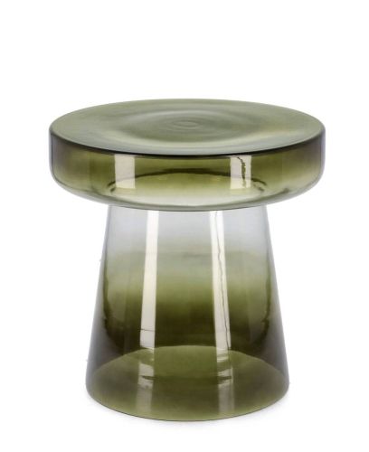 Mesa Auxiliar FAZAL Estructura de Vidrio Verde 0746997