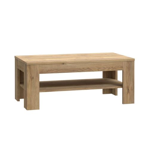 Mesa de Centro Fija con Balda Inferior Estructura de Melamina CFTT5016-D108