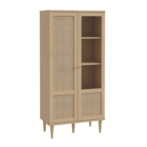 Vitrina CALASETTA L11 con Tiradores Metálicos en Bronce