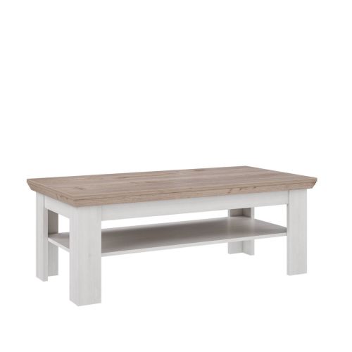 Mesa de Centro ILOPPA L35 SNOW y Roble NELSON 120,6 cm