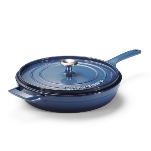 Sartén Hierro Fundido 3.8L Color Azul 30 cm con Tapa 31700158