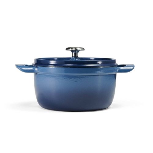 Cocotte de Hierro Fundido Esmaltado Color Azul 26 cm 5,6l 31700156