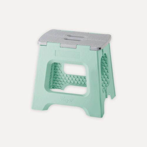Taburete Plegable COMPACT Antideslizante Light Turquoise 32 cm 12515