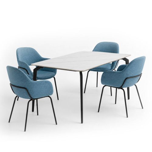 Pack Mesa 11043 y 4 Sillas Diseño Contemporáneo