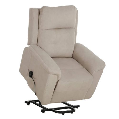 Sillón Relax BEST Power Lift de 3 Motores con Cabezal Eléctrico Beige