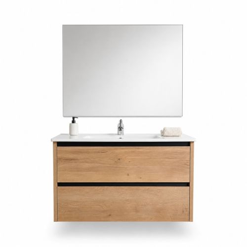 Conjunto de Baño FAMILY TECH 80 cm en Color Medieval Medio