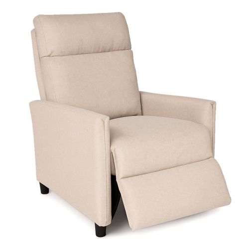 Butaca Reclinable DUNA Color Beige y Patas Metálicas TAPBUT0000051