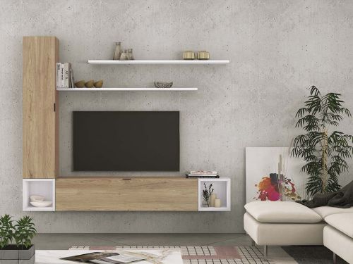 Composición de Salón ITALIA con Dos Armarios