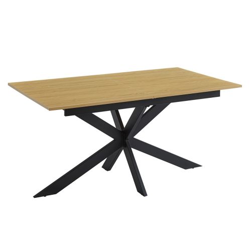 Mesa de Comedor KELLER Extensible en MDF Negro