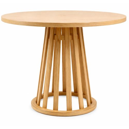Mesa de Comedor Redonda 100x100 cm en Madera de Olmo MB-226682