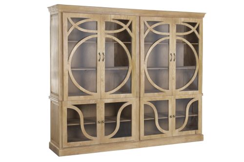 Vitrina Estructura de Madera de Mango con Cristal MB-227812
