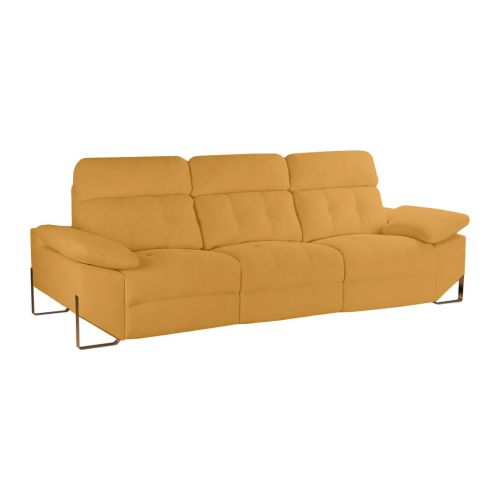 Sofá 3 Plazas XENA 310 cm Tapizado en Poliéster Sistema Eléctrico Relax