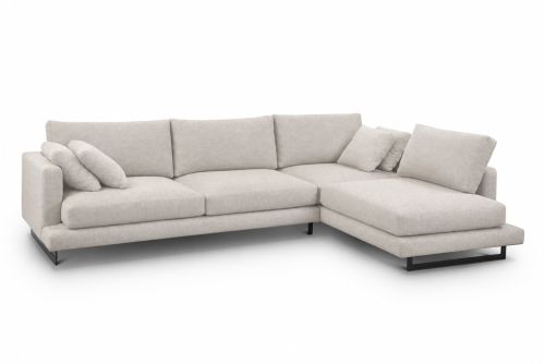 Sofá Chaise Longue QUEEN Derecho con Patas Altas 273 cm