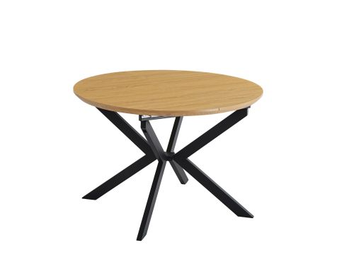 Mesa de Comedor WINSOR Extensible en MDF Negro